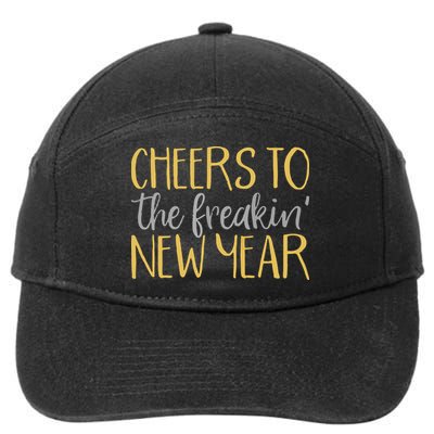 New Years Eve For Funny Happy New Year Party 7-Panel Snapback Hat