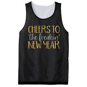 New Years Eve For Funny Happy New Year Party Mesh Reversible Basketball Jersey Tank