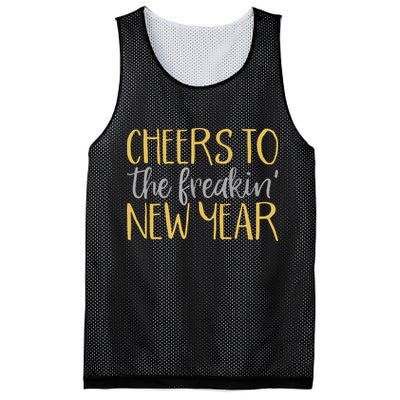 New Years Eve For Funny Happy New Year Party Mesh Reversible Basketball Jersey Tank
