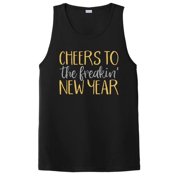 New Years Eve For Funny Happy New Year Party PosiCharge Competitor Tank