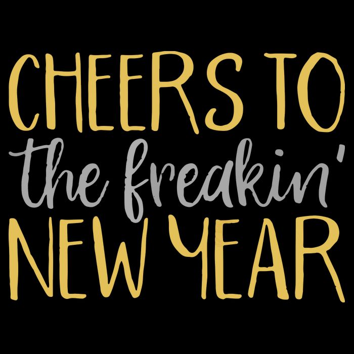 New Years Eve For Funny Happy New Year Party Cropped Pullover Crew