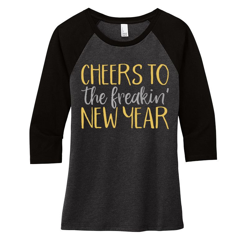 New Years Eve For Funny Happy New Year Party Women's Tri-Blend 3/4-Sleeve Raglan Shirt