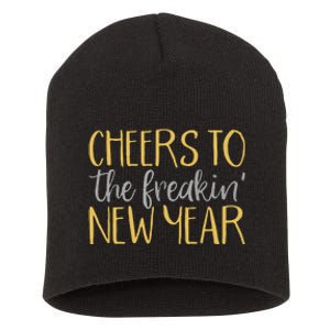 New Years Eve For Funny Happy New Year Party Short Acrylic Beanie