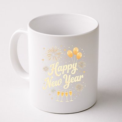 New Years Eve Happy New Year Party Supplies Fireworks Cool Gift Coffee Mug