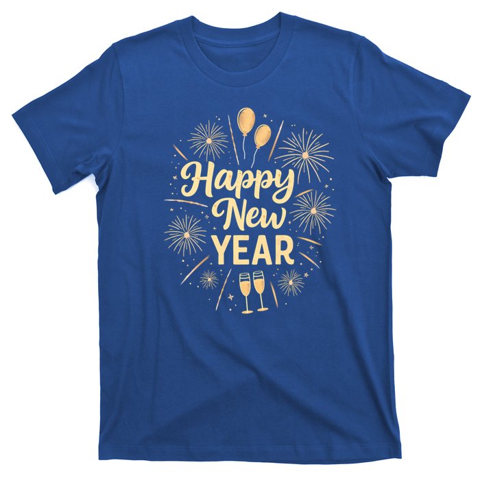 New Years Eve Happy New Year Party Supplies Fireworks Gift T-Shirt