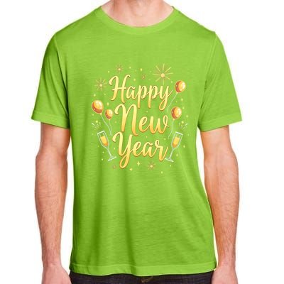 New Years Eve Happy New Year Party Supplies Fireworks Gift Adult ChromaSoft Performance T-Shirt