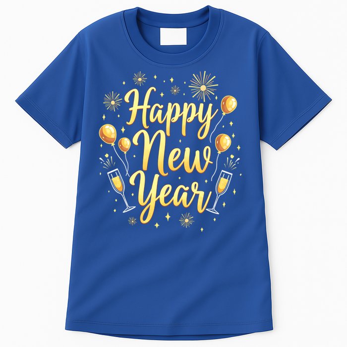 New Years Eve Happy New Year Party Supplies Fireworks Gift Tall T-Shirt