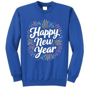 New Years Eve Happy New Year Party Supplies Fireworks Gift Sweatshirt