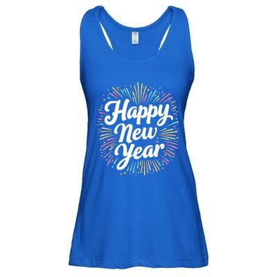 New Years Eve Happy New Year Party Supplies Fireworks Gift Ladies Essential Flowy Tank