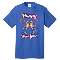 New Years Eve Happy New Year Party Supplies Fireworks Gift Tall T-Shirt