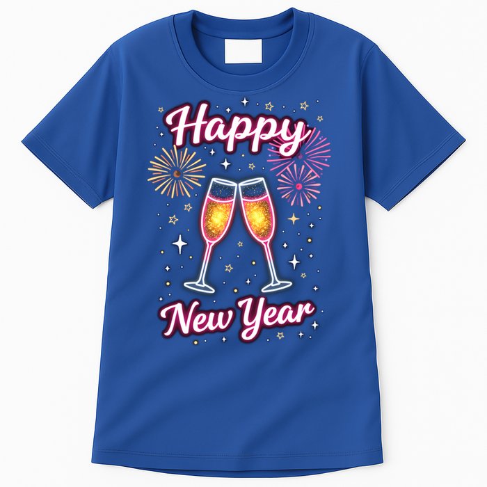 New Years Eve Happy New Year Party Supplies Fireworks Gift Tall T-Shirt