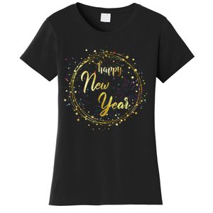 New Years Eve Party Supplies 2024 Happy New Year Family Women's T-Shirt