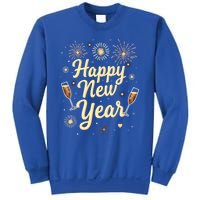 New Years Eve Happy New Year Party Supplies Fireworks Gift Sweatshirt