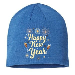 New Years Eve Happy New Year Party Supplies Fireworks Gift Sustainable Beanie