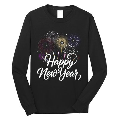 New Years Eve Party Supplies Nye 2024 Happy New Year Long Sleeve Shirt