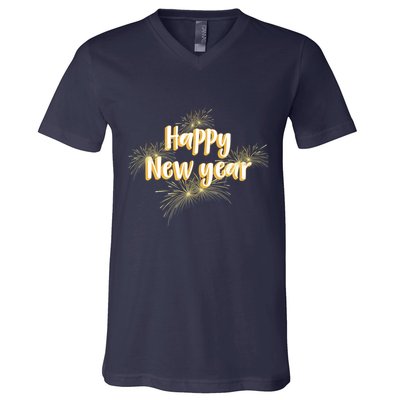New Years Eve Party Supplies Nye Gift For Lover V-Neck T-Shirt