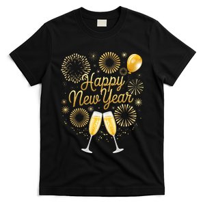 New Years Eve Party Supplies Nye Matching Happy New Year T-Shirt