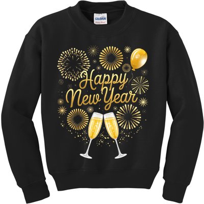 New Years Eve Party Supplies Nye Matching Happy New Year Kids Sweatshirt