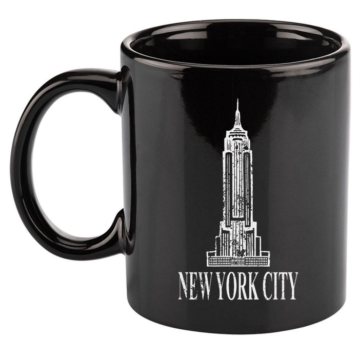 New York Empire State Building Classic 11oz C Handle Ceramic Mug