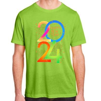 New YearS Eve 2024 Colorful Nye Party Adult ChromaSoft Performance T-Shirt