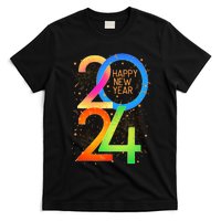 New YearS Eve 2024 Colorful Nye Party T-Shirt