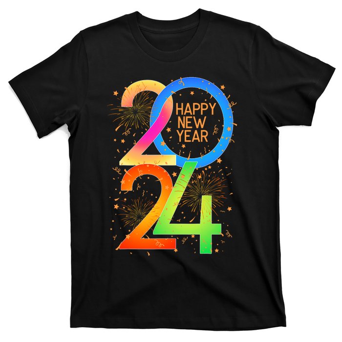 New YearS Eve 2024 Colorful Nye Party T-Shirt