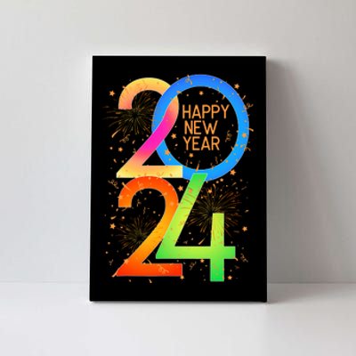 New YearS Eve 2024 Colorful Nye Party Canvas