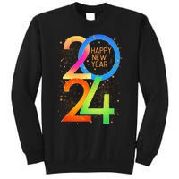 New YearS Eve 2024 Colorful Nye Party Tall Sweatshirt