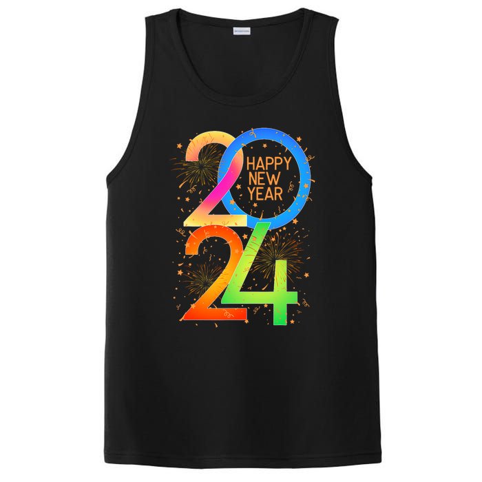 New YearS Eve 2024 Colorful Nye Party PosiCharge Competitor Tank