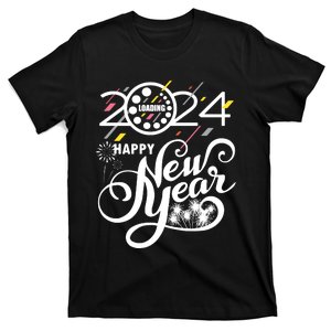 New Years Eve Party Supplies 2024 Happy New Year Fireworks T-Shirt