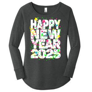 New Years Eve Party Supplies Nye 2025 Happy New Year Women's Perfect Tri Tunic Long Sleeve Shirt