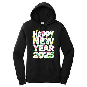 New Years Eve Party Supplies Nye 2025 Happy New Year Women's Pullover Hoodie