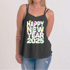 New Years Eve Party Supplies Nye 2025 Happy New Year Women's Strappy Tank