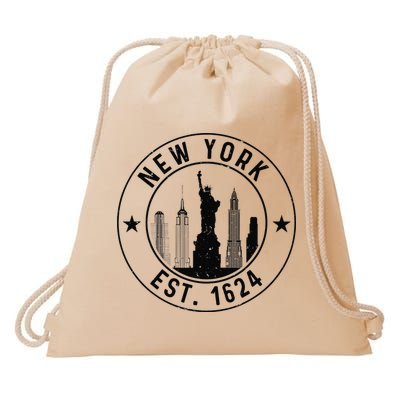 New York Est. 1624 New York City Lover Nyc Drawstring Bag