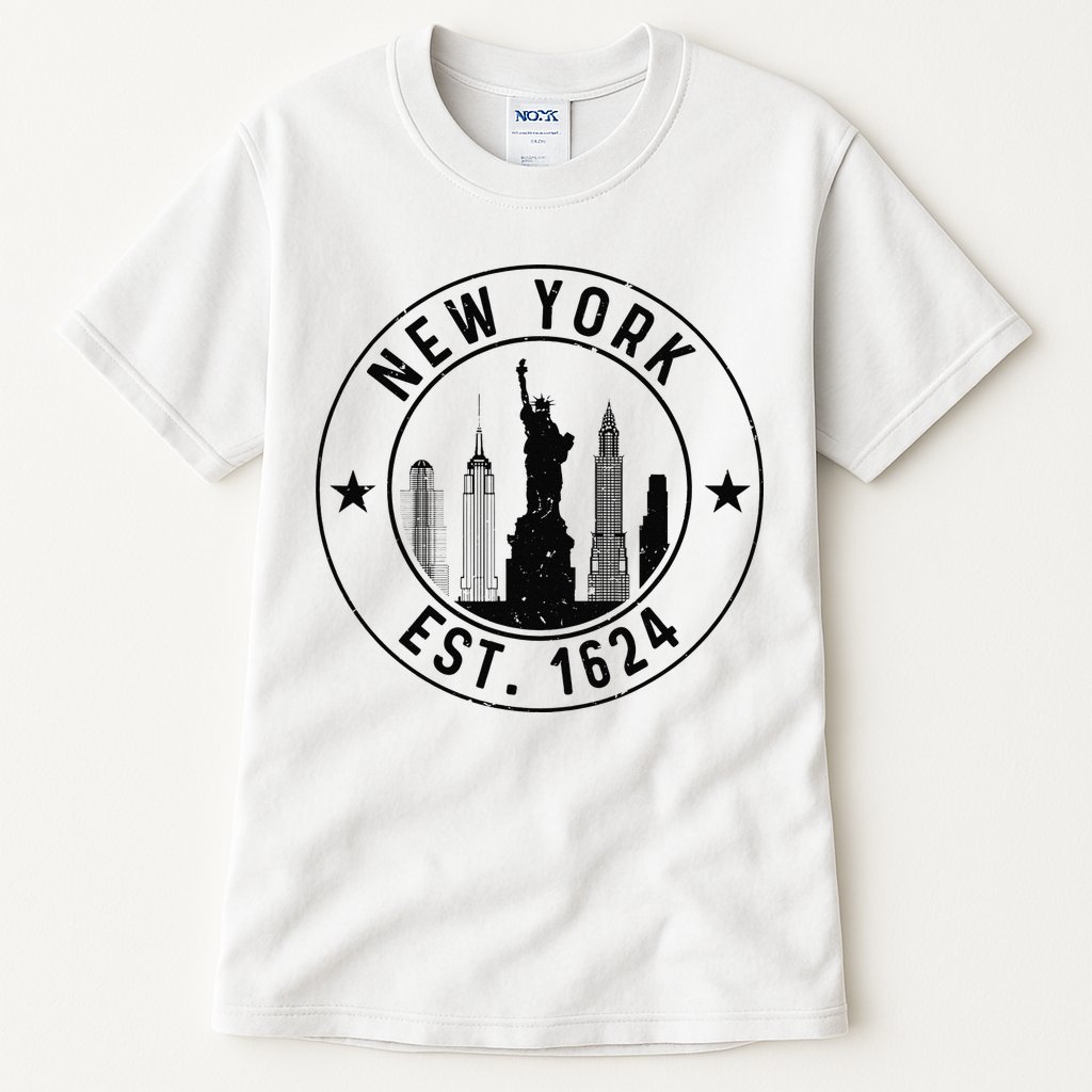 New York Est. 1624 New York City Lover Nyc Tall T-Shirt