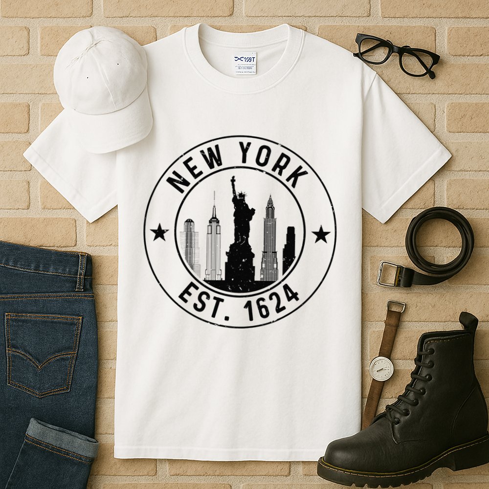 New York Est. 1624 New York City Lover Nyc Tall T-Shirt