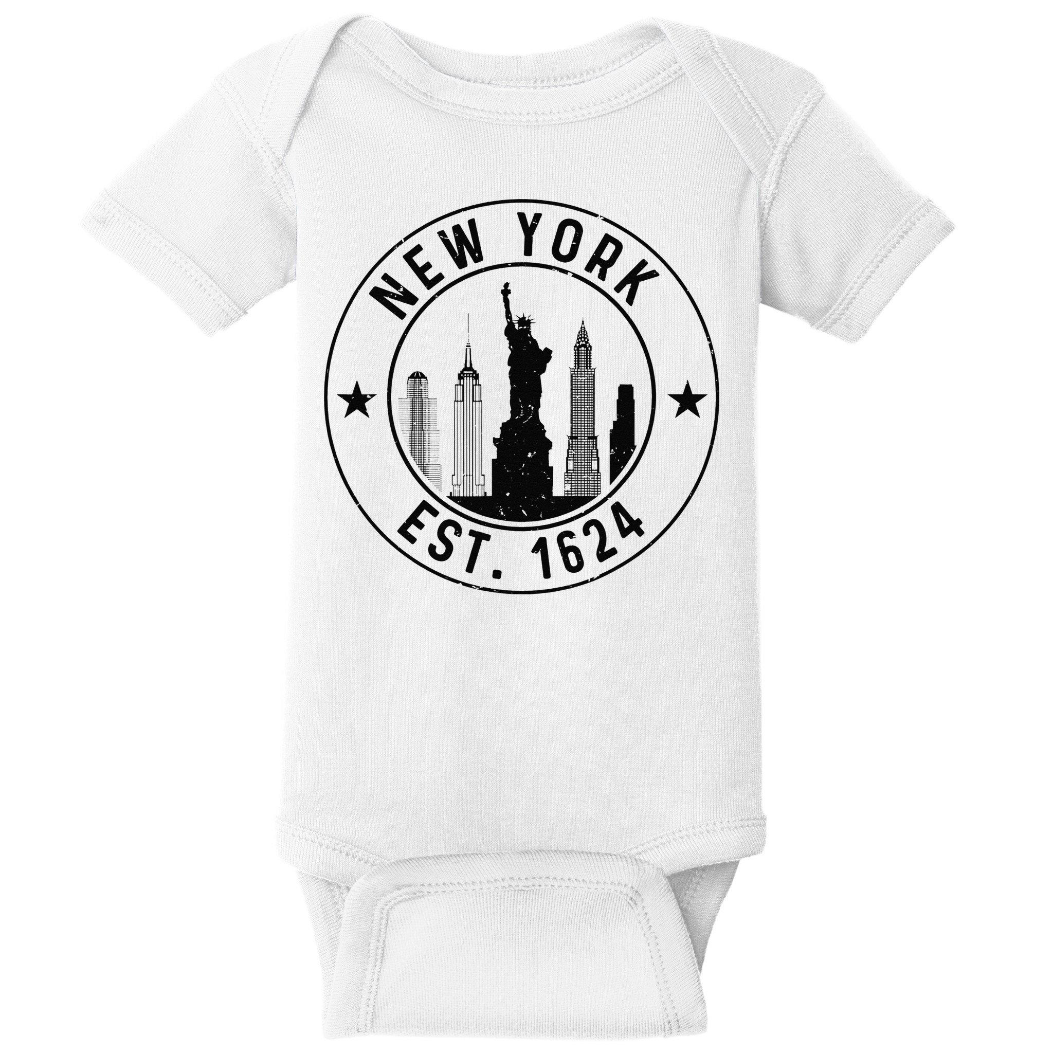 New York Est. 1624 New York City Lover Nyc Baby Bodysuit