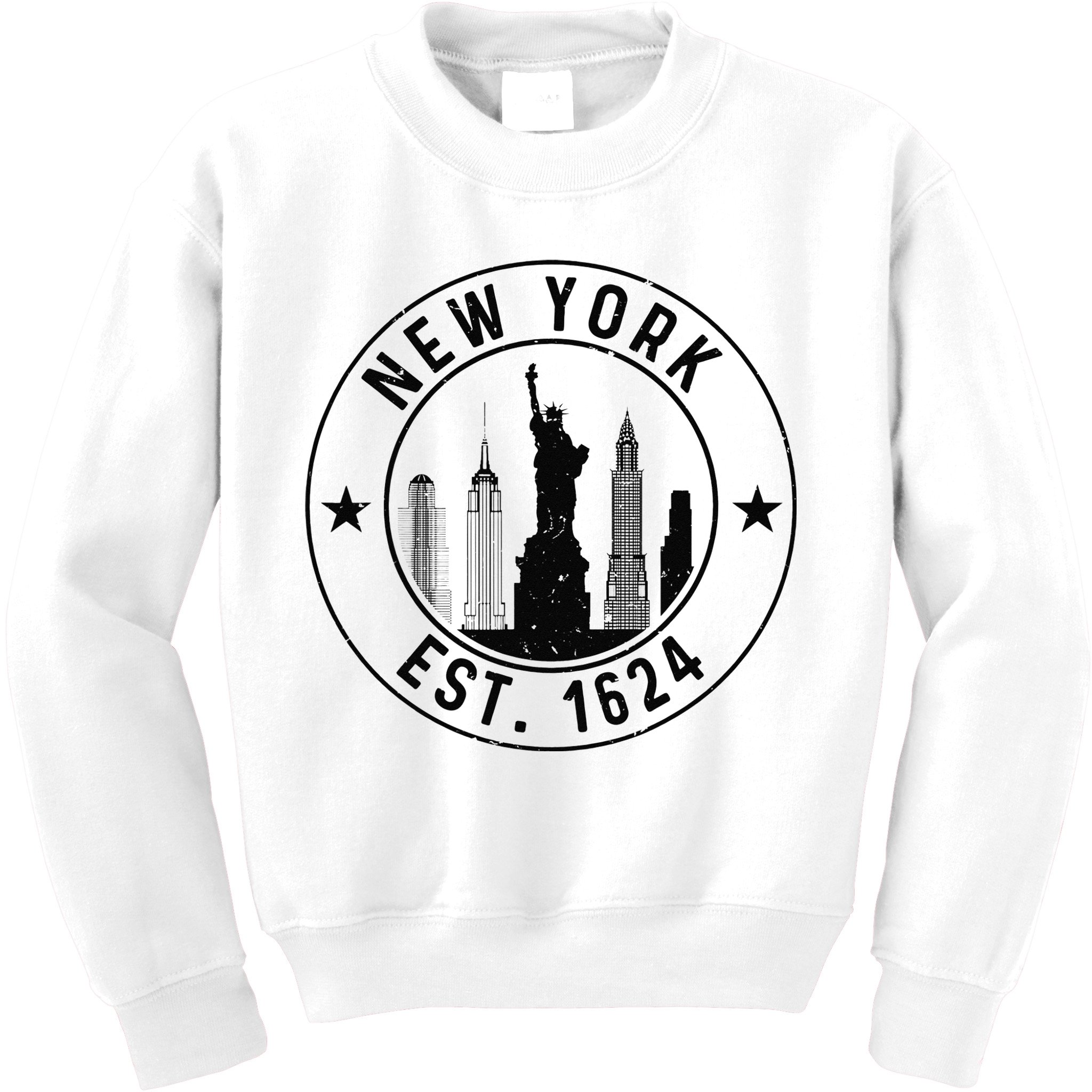 New York Est. 1624 New York City Lover Nyc Kids Sweatshirt