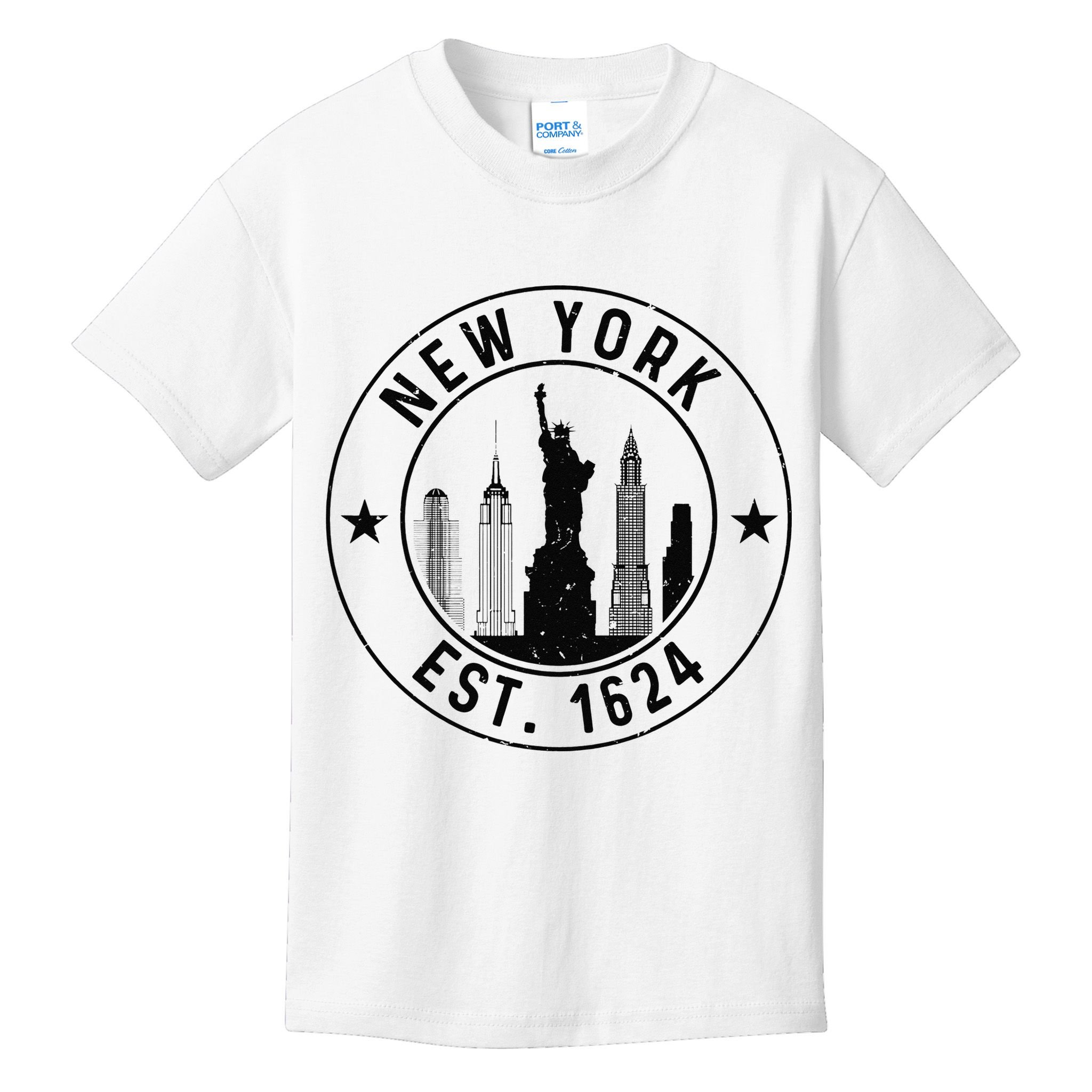 New York Est. 1624 New York City Lover Nyc Kids T-Shirt