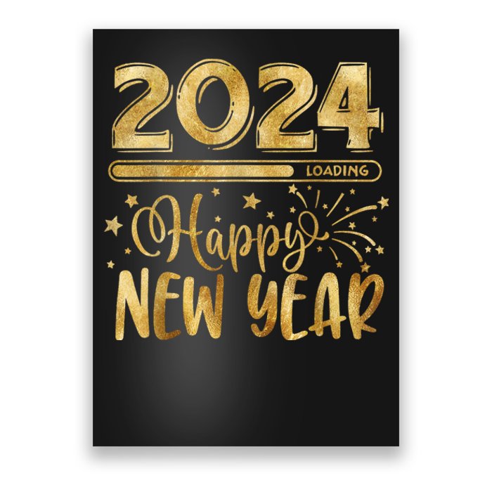 New Years Eve Party Supplies 2024 Happy New Year Fireworks Poster