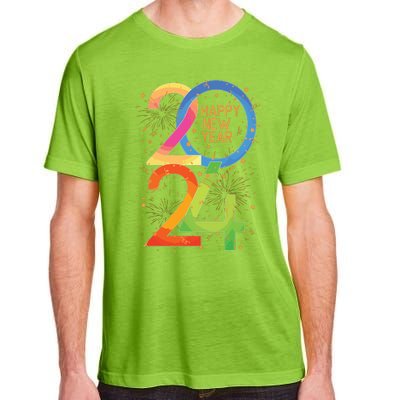 New Years Eve 2024 Colorful Nye Party Adult ChromaSoft Performance T-Shirt