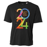 New Years Eve 2024 Colorful Nye Party Cooling Performance Crew T-Shirt