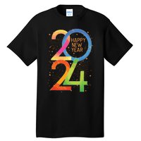 New Years Eve 2024 Colorful Nye Party Tall T-Shirt