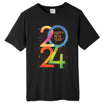 New Years Eve 2024 Colorful Nye Party Tall Fusion ChromaSoft Performance T-Shirt