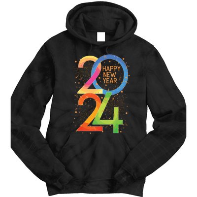 New Years Eve 2024 Colorful Nye Party Tie Dye Hoodie