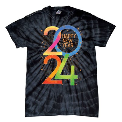 New Years Eve 2024 Colorful Nye Party Tie-Dye T-Shirt