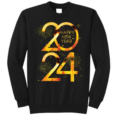 New Years Eve Party Supplies 2024 Happy New Year Fireworks Sweatshirt