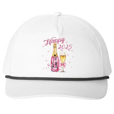 New Years Eve Party Supplies 2025 Happy New Year Fireworks Snapback Five-Panel Rope Hat