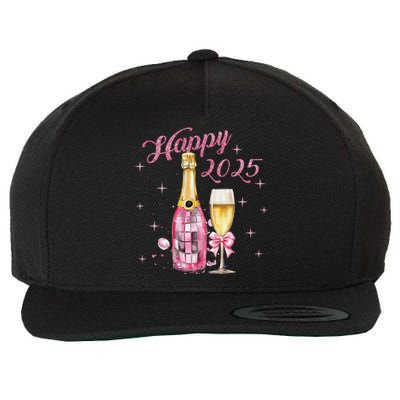 New Years Eve Party Supplies 2025 Happy New Year Fireworks Wool Snapback Cap