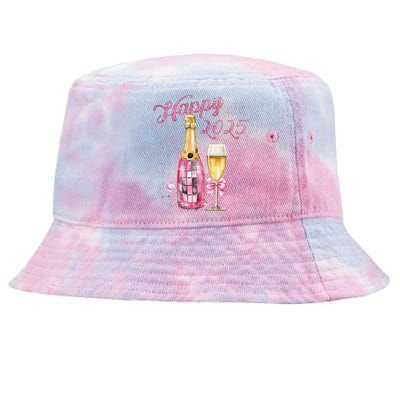 New Years Eve Party Supplies 2025 Happy New Year Fireworks Tie-Dyed Bucket Hat